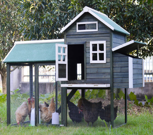 YES4PETS Chicken Coop-Rabbit Hutch 224cm x 144cm x 91cm