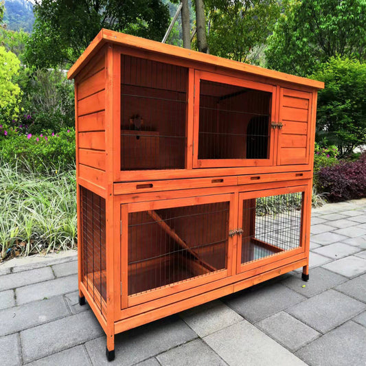 YES4PETS Chicken Coop-Rabbit Hutch 150 cm x 100cm x 60cm