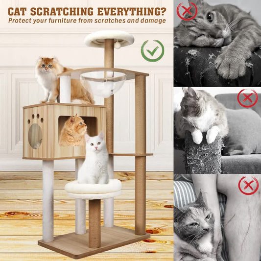 VaKa  Cat Scratch Tower 142cm x 60cm x 40cm