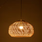 Solara Sphere Natural Hand Woven Bamboo Cage Pendant Light