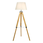 Modern Floor Lamp Wood Tripod Home Bedroom Reading Light 145cm