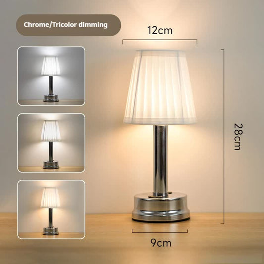 LED Rechargeable Table Lamp with Three Light Modes