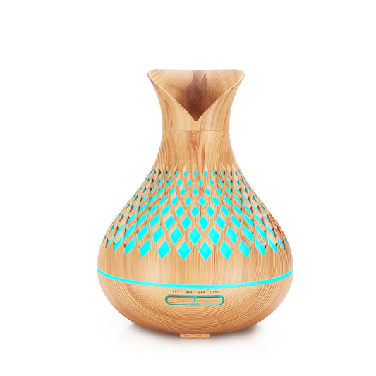 Light Woodgrain 500ml Essential Oil Aroma Diffuser