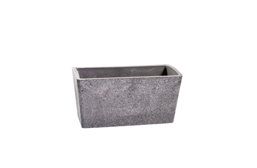 Imitation Stone Grey Planter 27cm x 12 cm