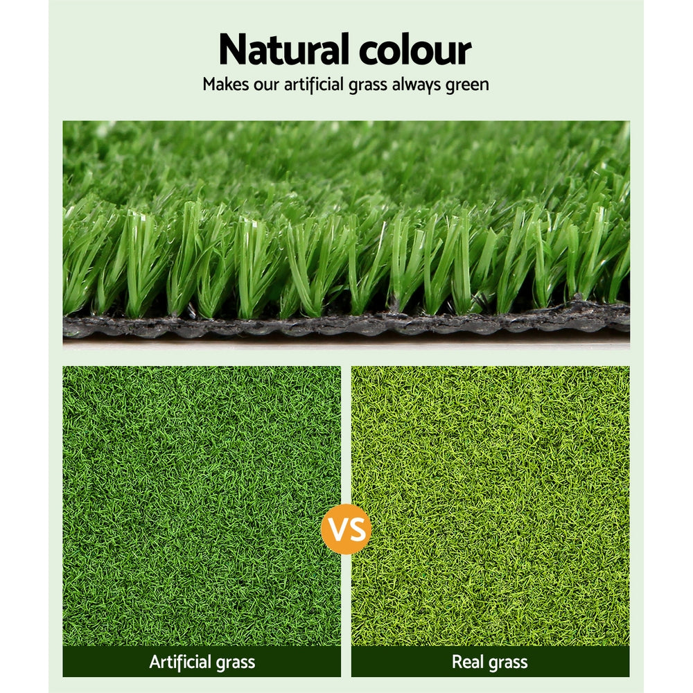 Primeturf Artificial Grass 17mm 1mx10m Olive coloured