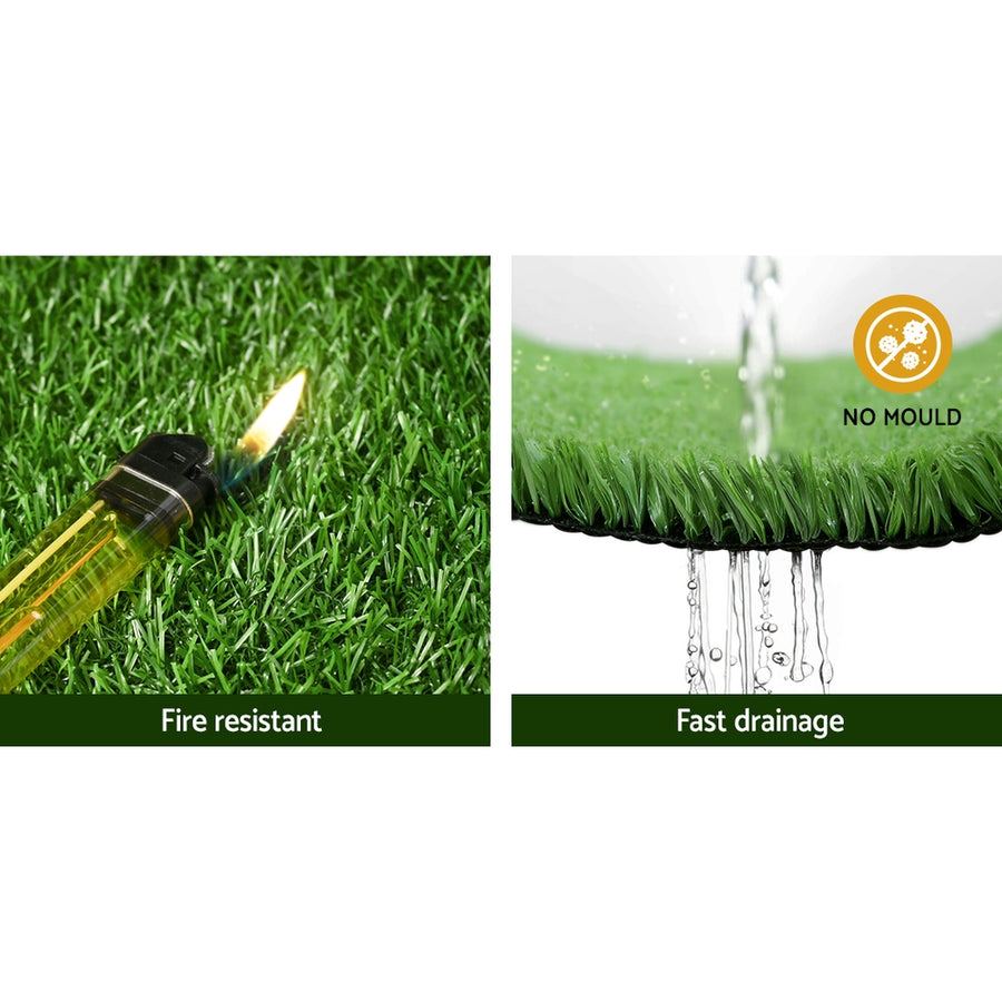 Primeturf Artificial Grass 17mm 1mx10m Olive coloured