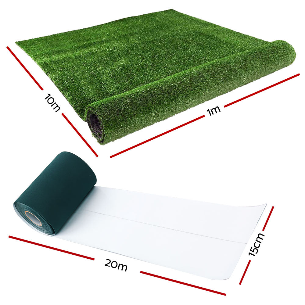 Primeturf 1x10sqm Synthetic Turf &17mmTape