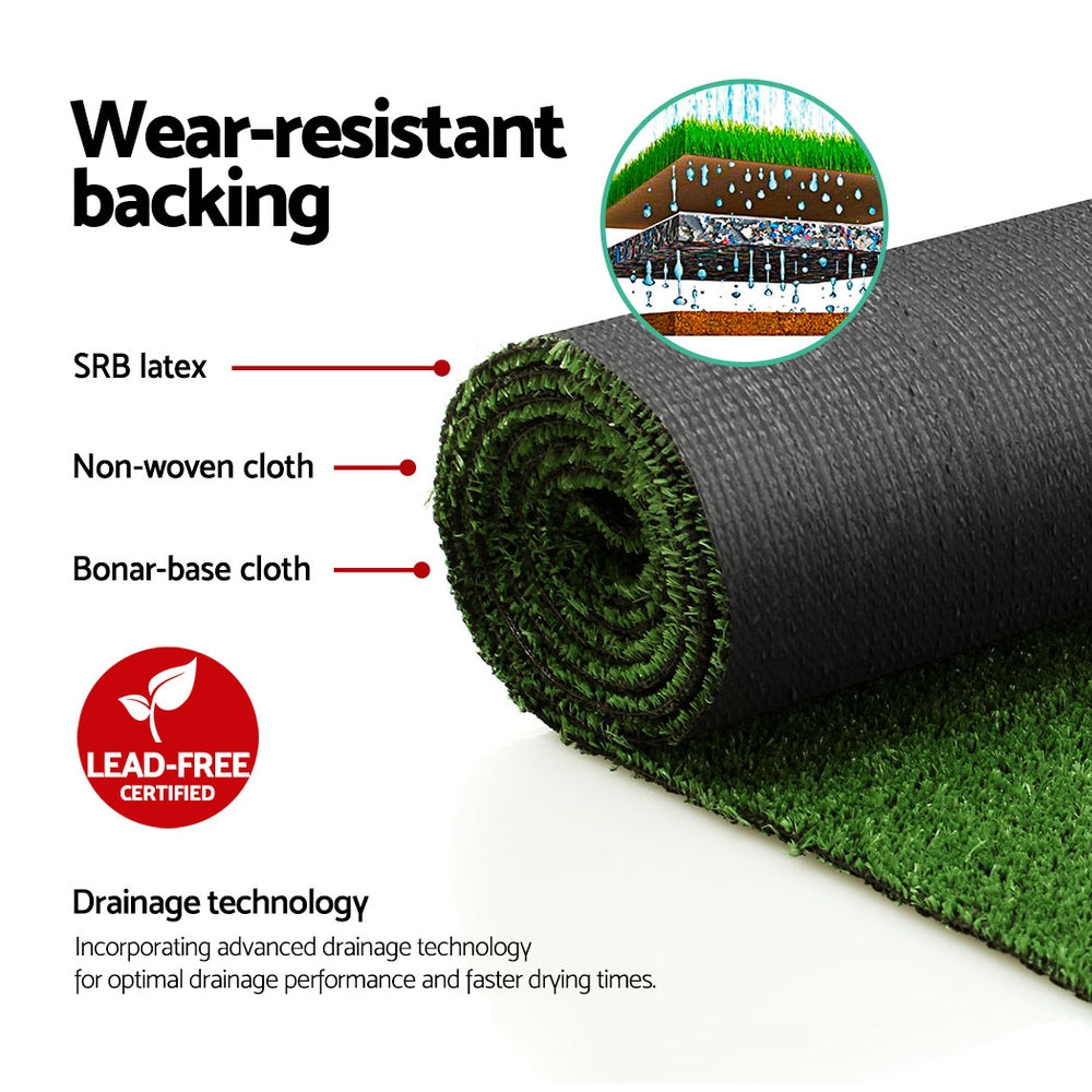 Primeturf 2x10sqm Synthetic Turf & 17mm Tape