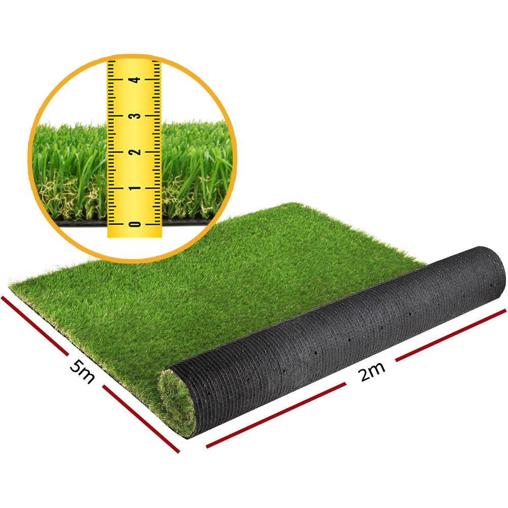 Primeturf  2mx5m Synthetic Turf  4 coloured