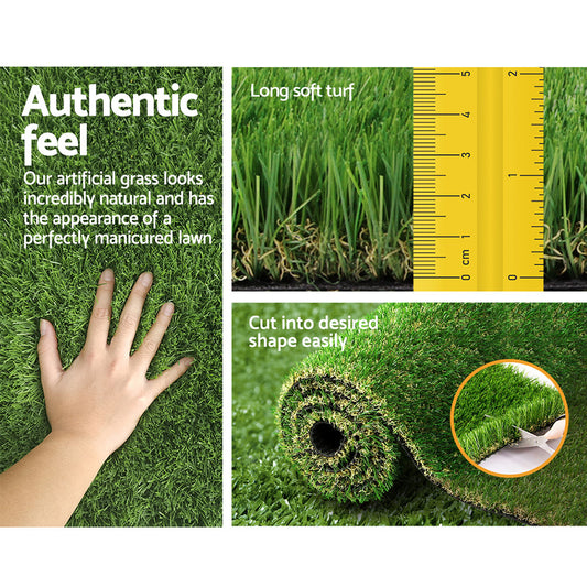 Primeturf Artificial Grass 30mm 2mx5m 4-coloured