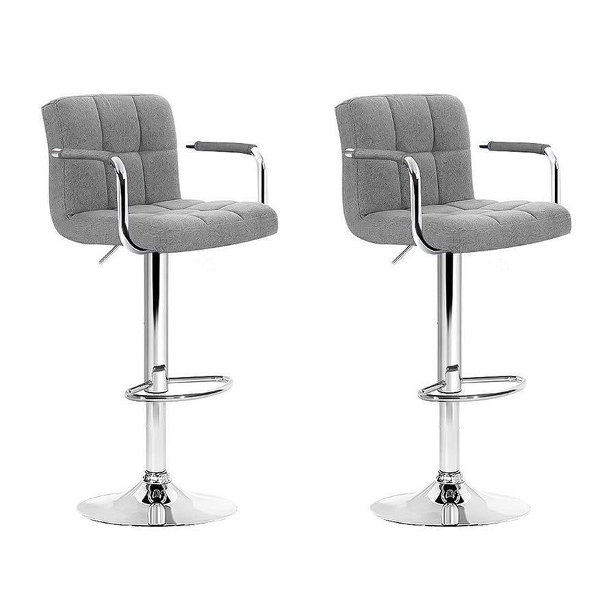 Artiss Noa Set of 2 Gas Lift Bar Stools