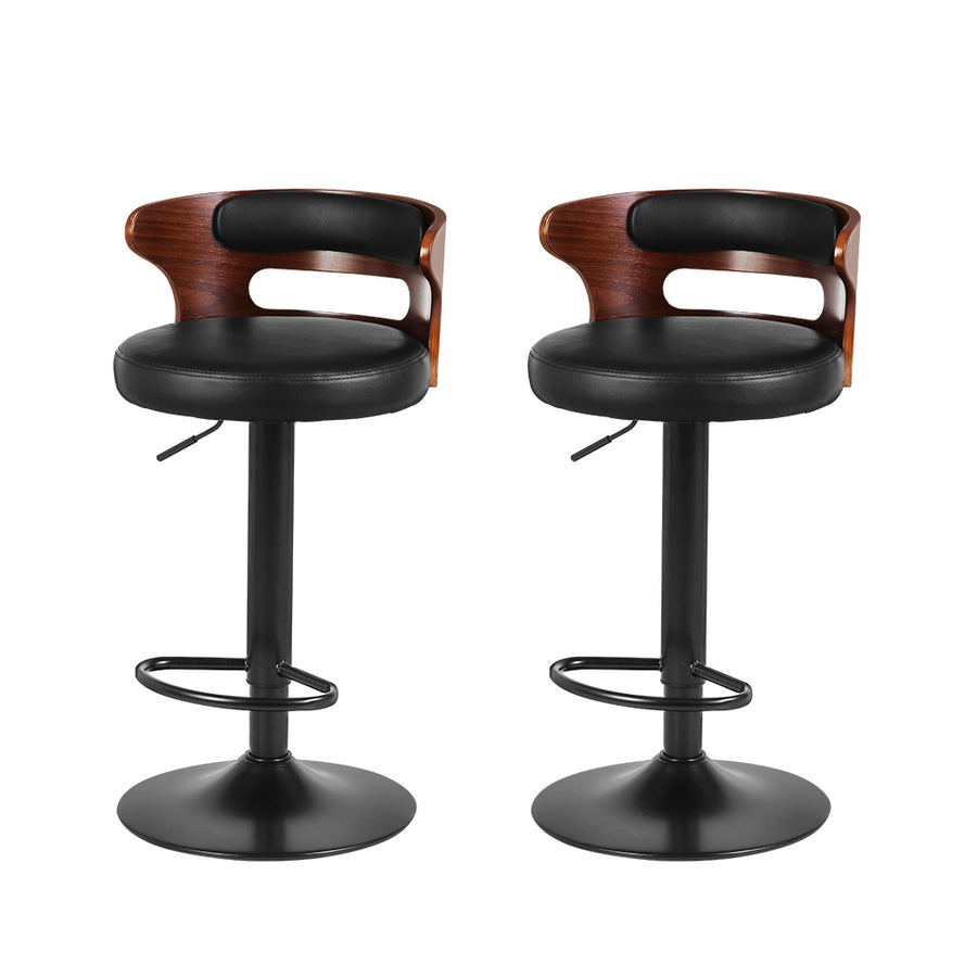 Artiss Set of 2 Grandeur Gas Lift Bar Stools