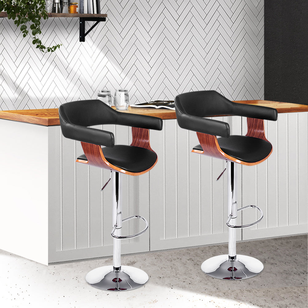 Artiss Set of 2 Selina Gas Lift Bar stools