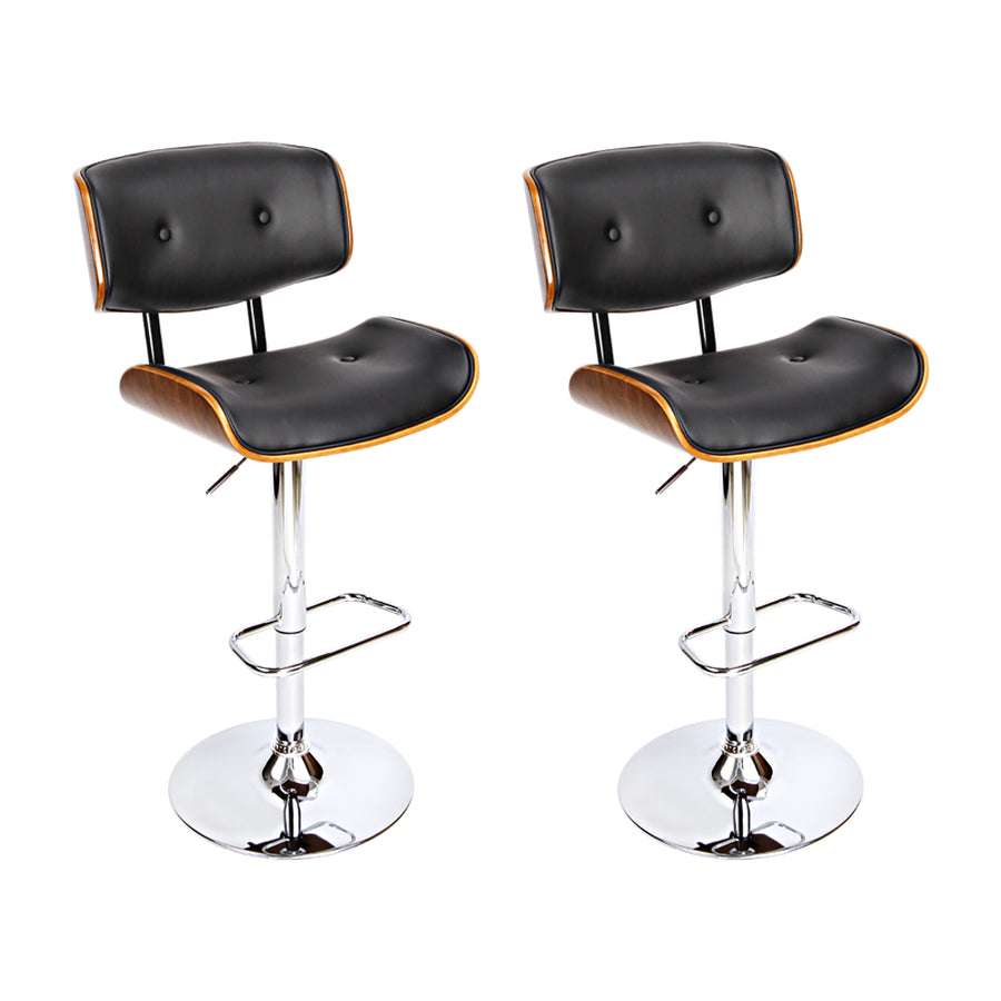 Artiss Set of 2  Gas Lift Bar Stools