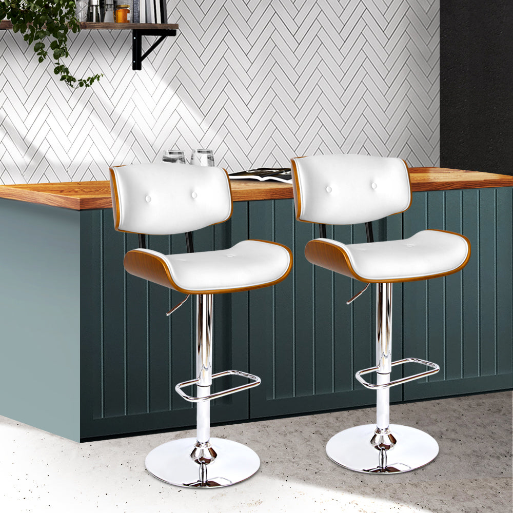 Artiss Set of 2 Gas Lift Bar Stools