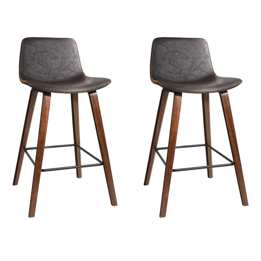 Artiss Set of 2 Bentwood Bar Stools