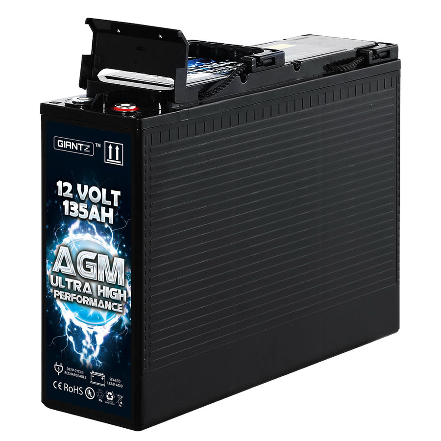 Giantz AGM 12V 135Ah Deep Cycle Battery