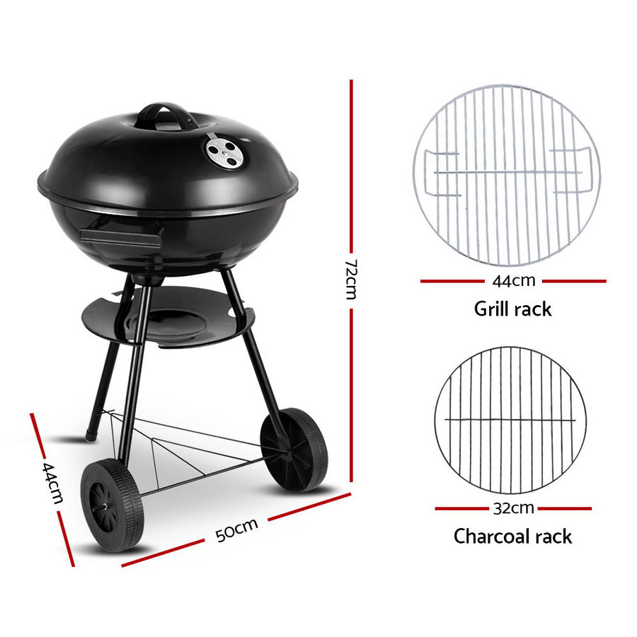 Grillz Portable Charcoal BBQ Smoker