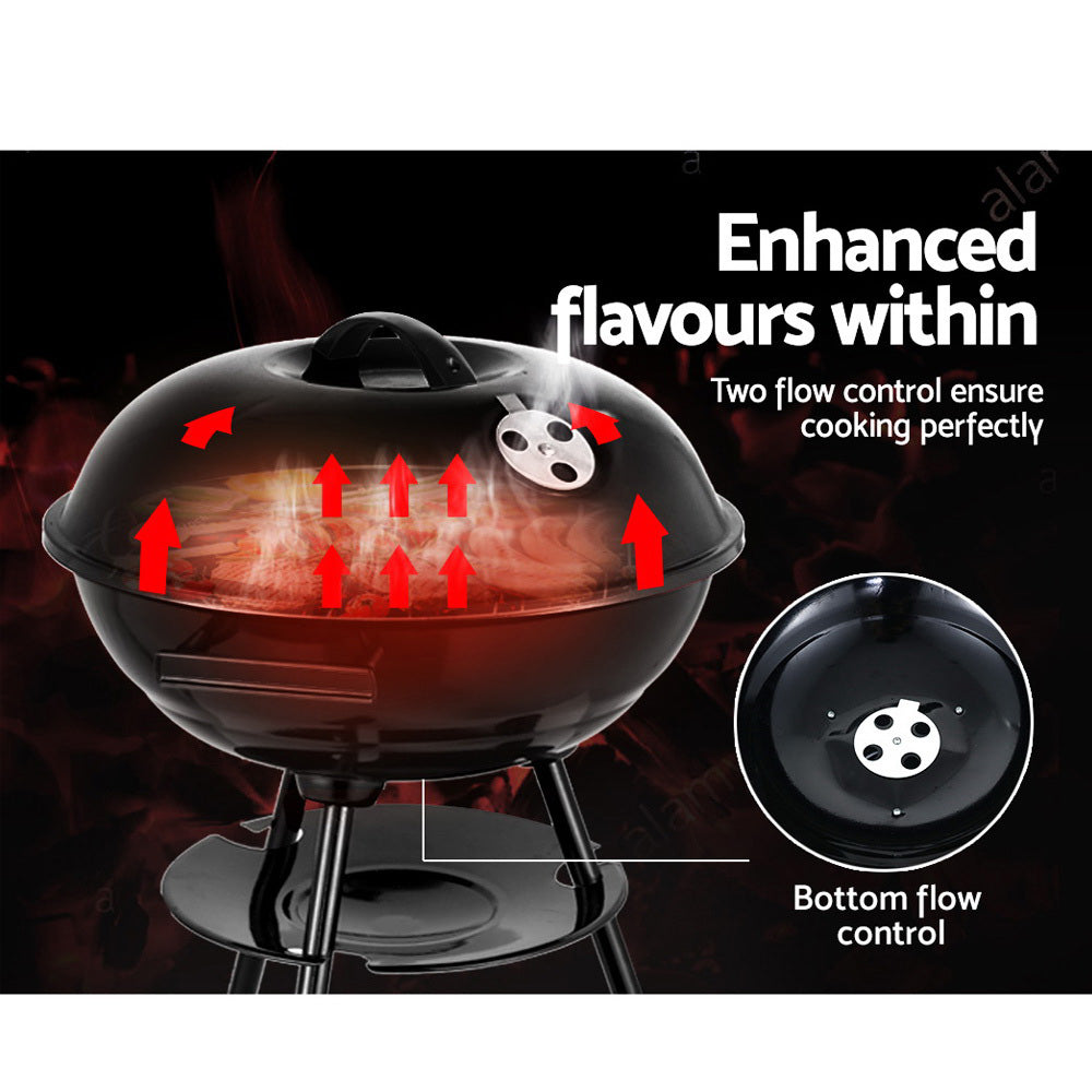 Grillz Portable Charcoal BBQ Smoker