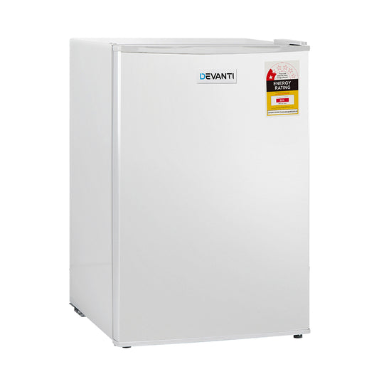 Devanti 70L Portable Mini Bar Fridge - Compact, Adjustable Temp & Energy Saving