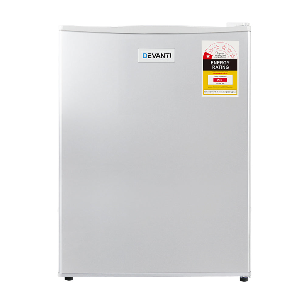 Devanti 70L Portable Mini Bar Fridge - Compact, Adjustable Temp & Energy Saving