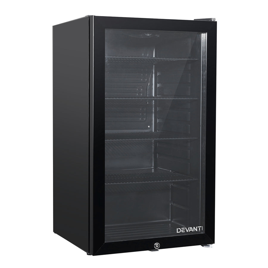 Devanti 98L glass door wine - beverage fridge