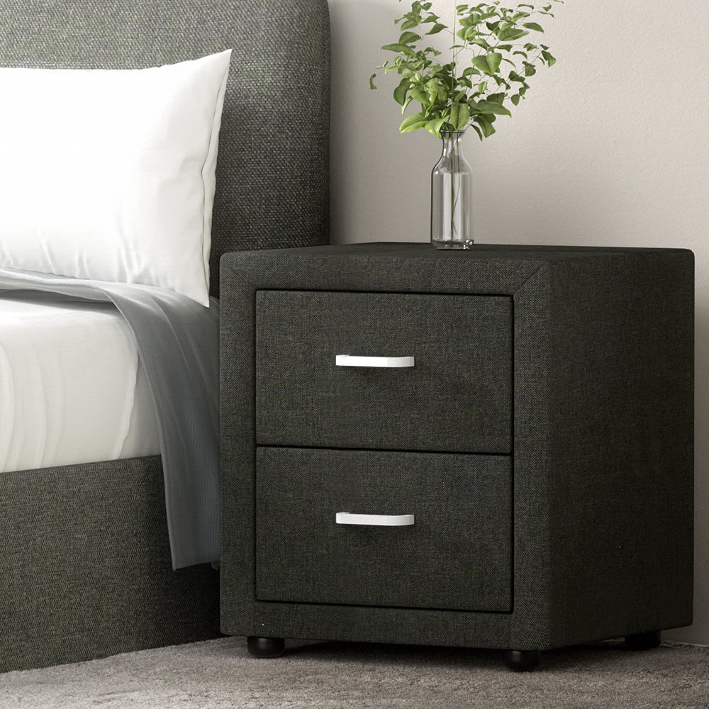 Artiss Moda Bedside Table Charcoal