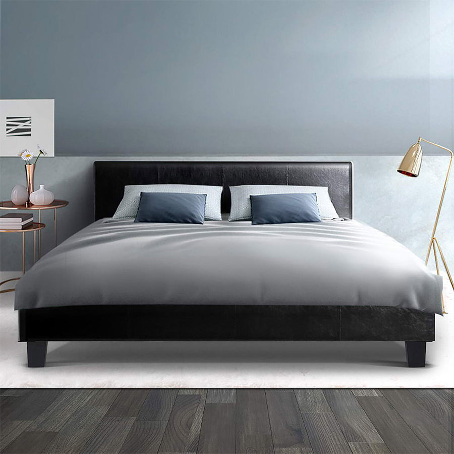 Artiss Neo Double Bed Frame - Black