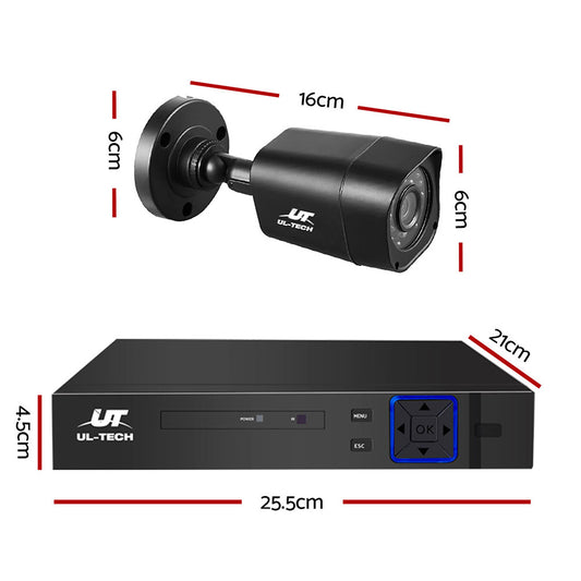 UL-tech CCTV Home Security System 8CH DVR 1080P