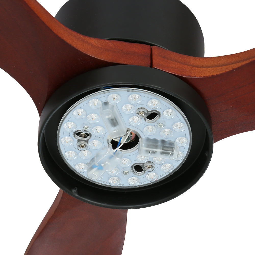 Devanti 52'' Dark Wood 3 Blade Ceiling Fan