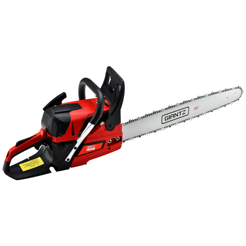Giantz Chainsaw 58cc E-Start 22''