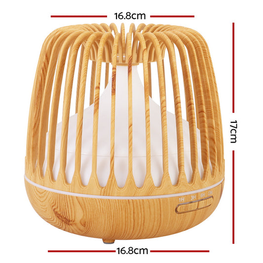 Devanti 4-in-1 Aroma Diffuser - 500ml Humidifier & Night Light