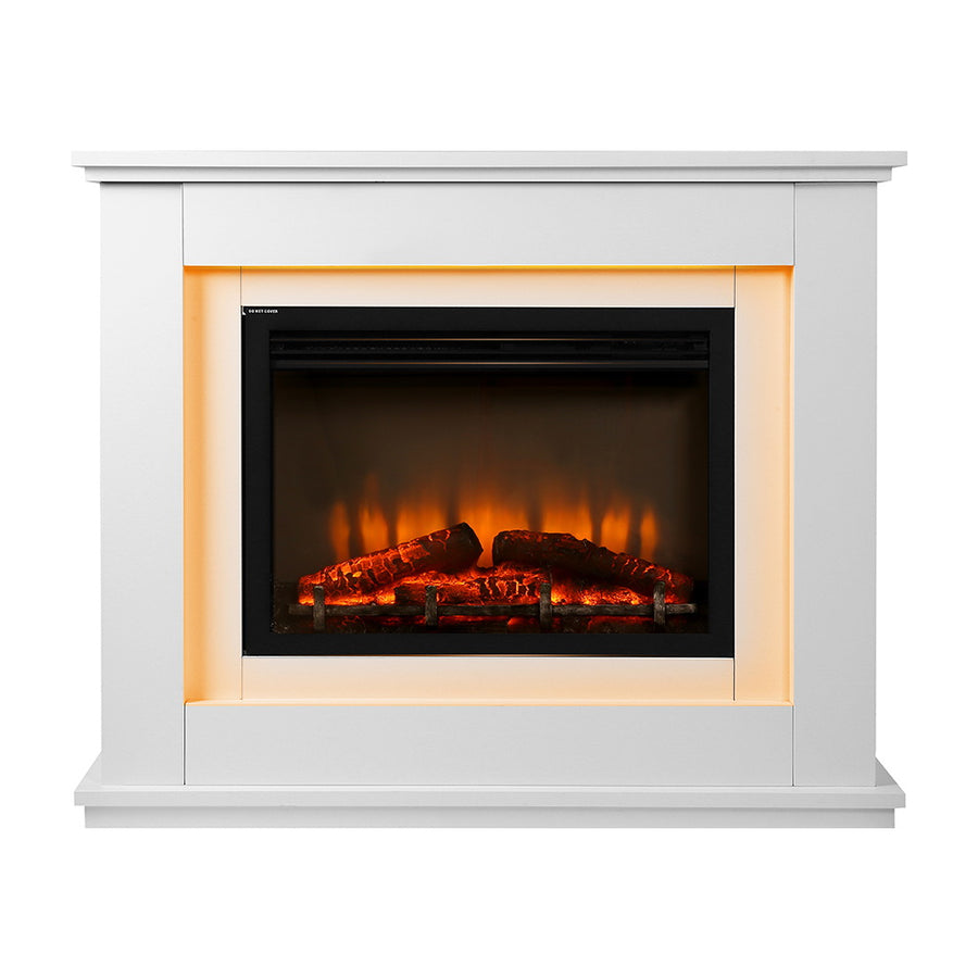 Devanti 2000W Fireplace Heater 3D Flame Effect