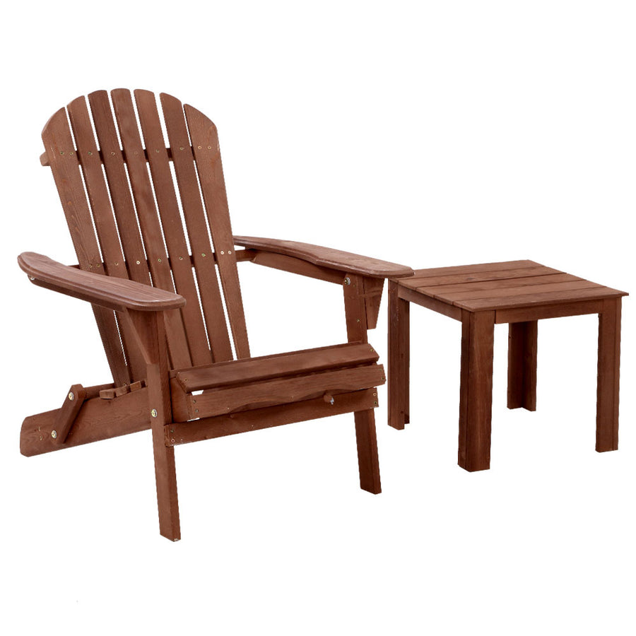 Gardeon Adirondack Chair & Table