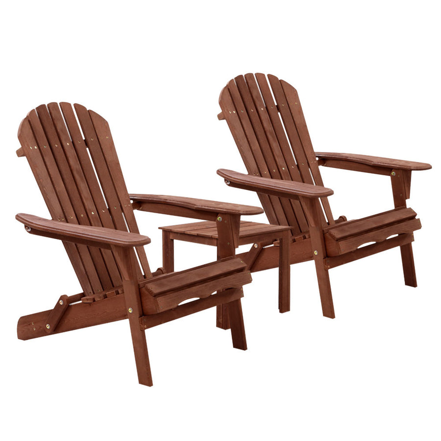 Gardeon Adirondack Table and Chairs