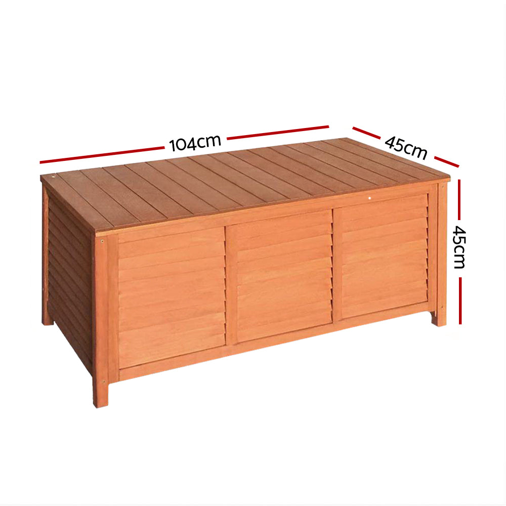 Gardeon Storage Box Fir Wood 104cm