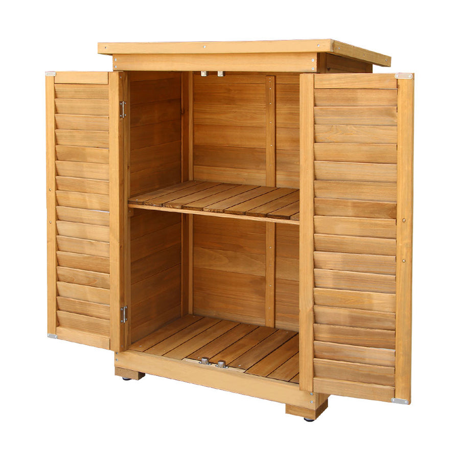 Gardeon Fir Wood Storage Cabinet