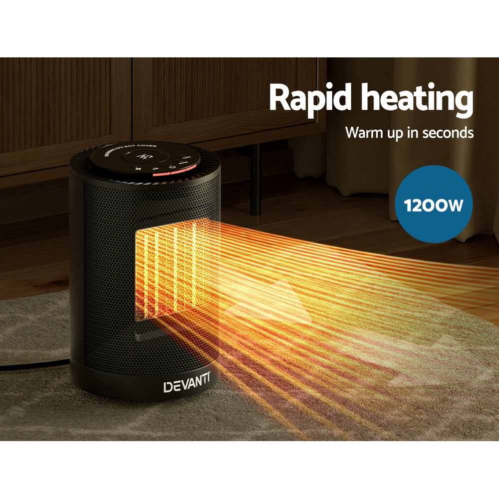 Devanti Portable Ceramic Heater 1200W