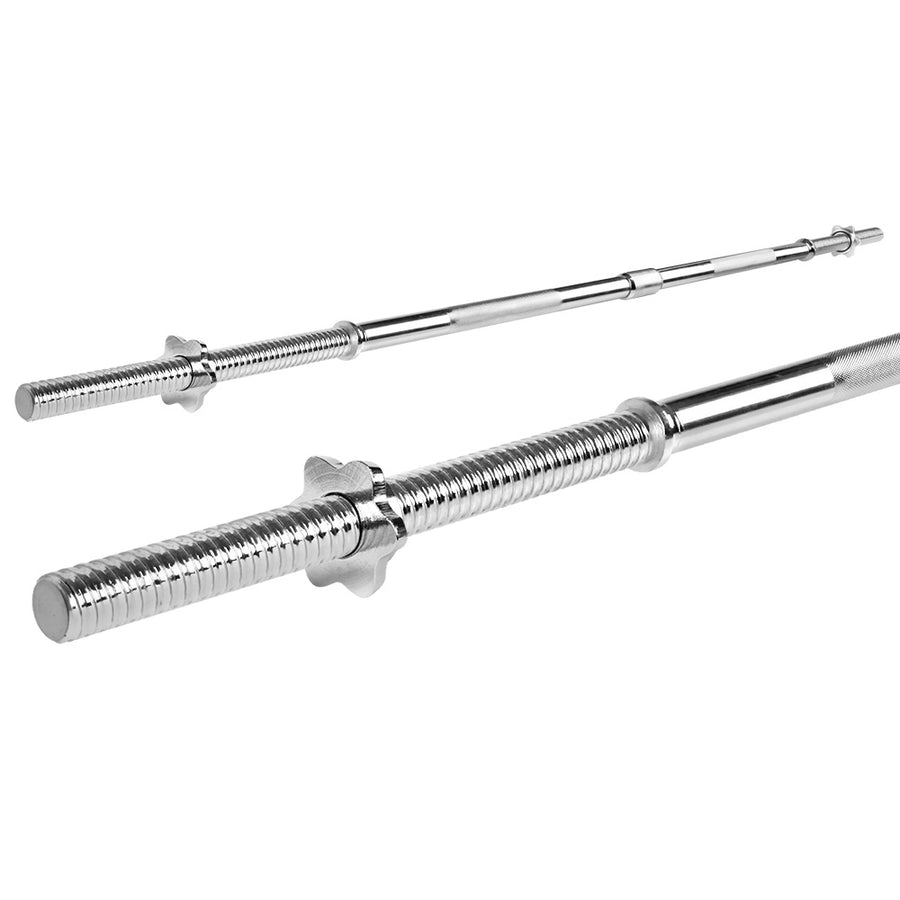 Chrome Plated Steel Barbell 168CM x 8kg x 30mm