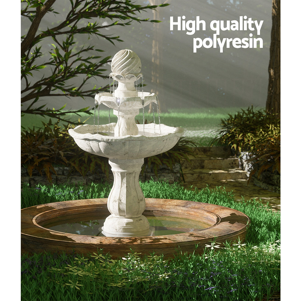 Gardeon 3 Tier Solar Fountain Bird Bath