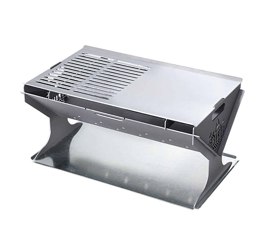 Grillz Fire Pit BBQ Foldable stainless steel