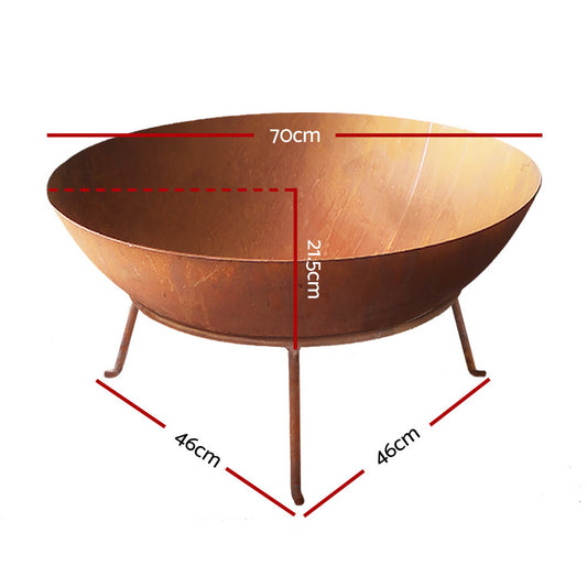 Grillz Fire Pit 70CM