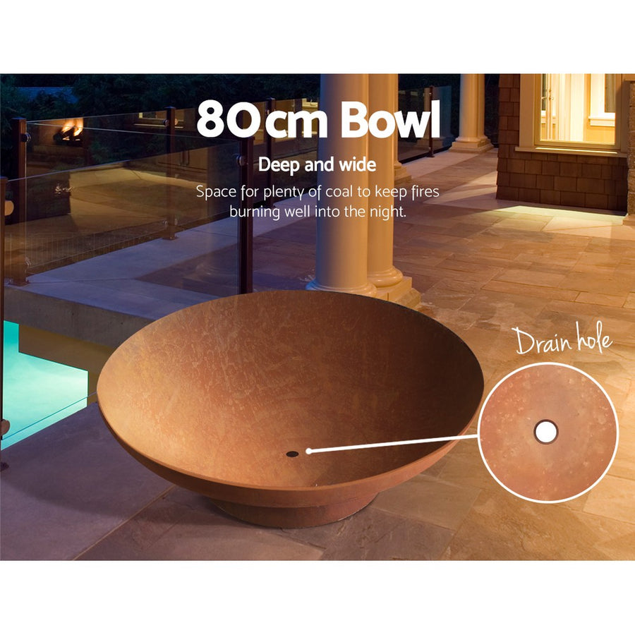 Grillz Outdoor Fire Pit  80CM