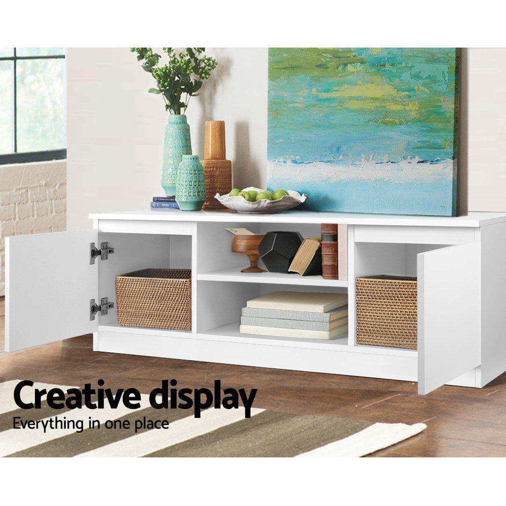 Artiss TV Entertainment Unit Gloss White 120cm