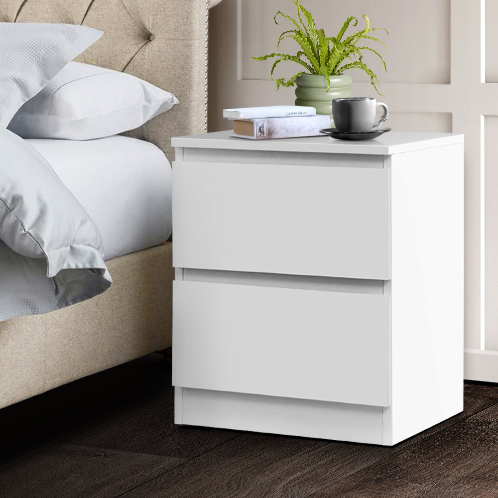 Artiss Pepe Bedside Table White