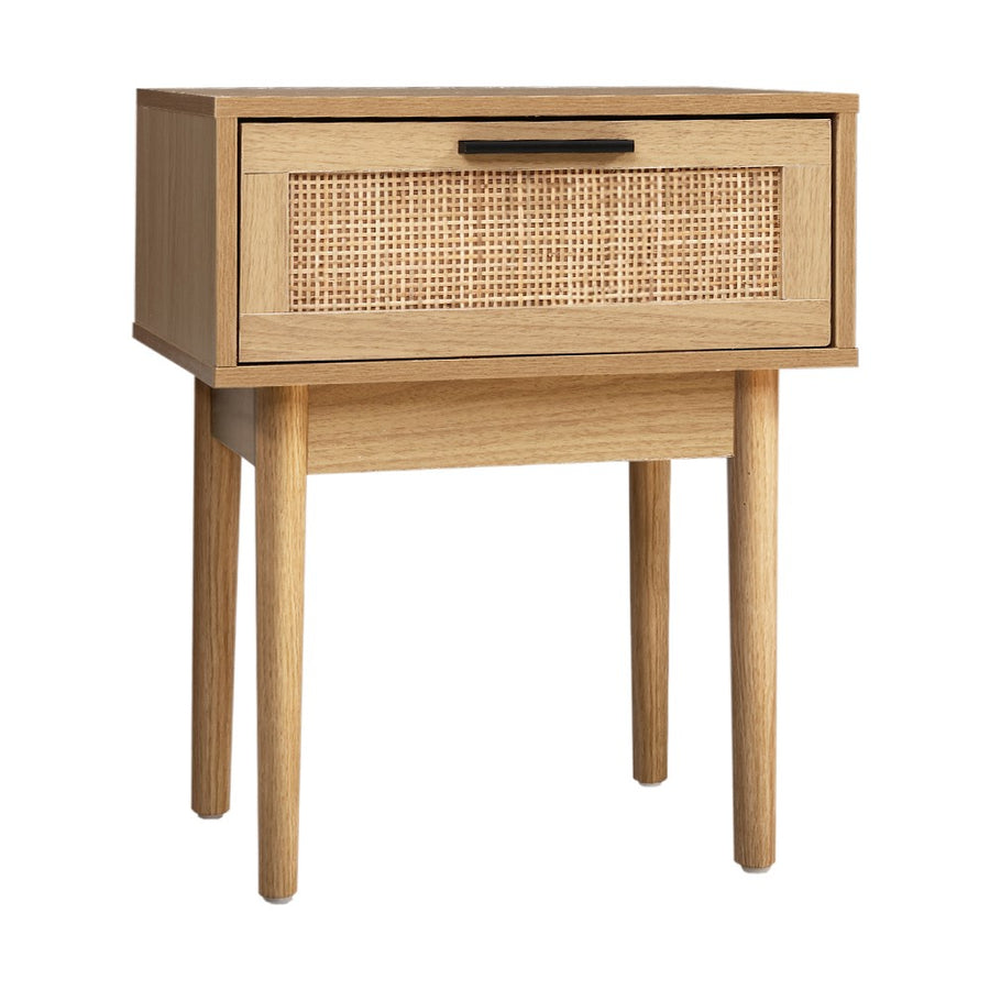 Artiss Rattan Bedside Table