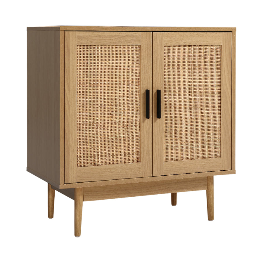 Artiss Two Door Rattan Buffet Sideboard