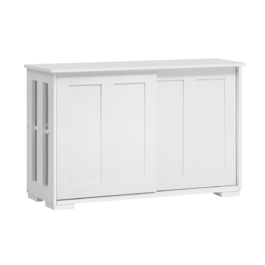 Artiss Buffet Sideboard Sliding Doors White