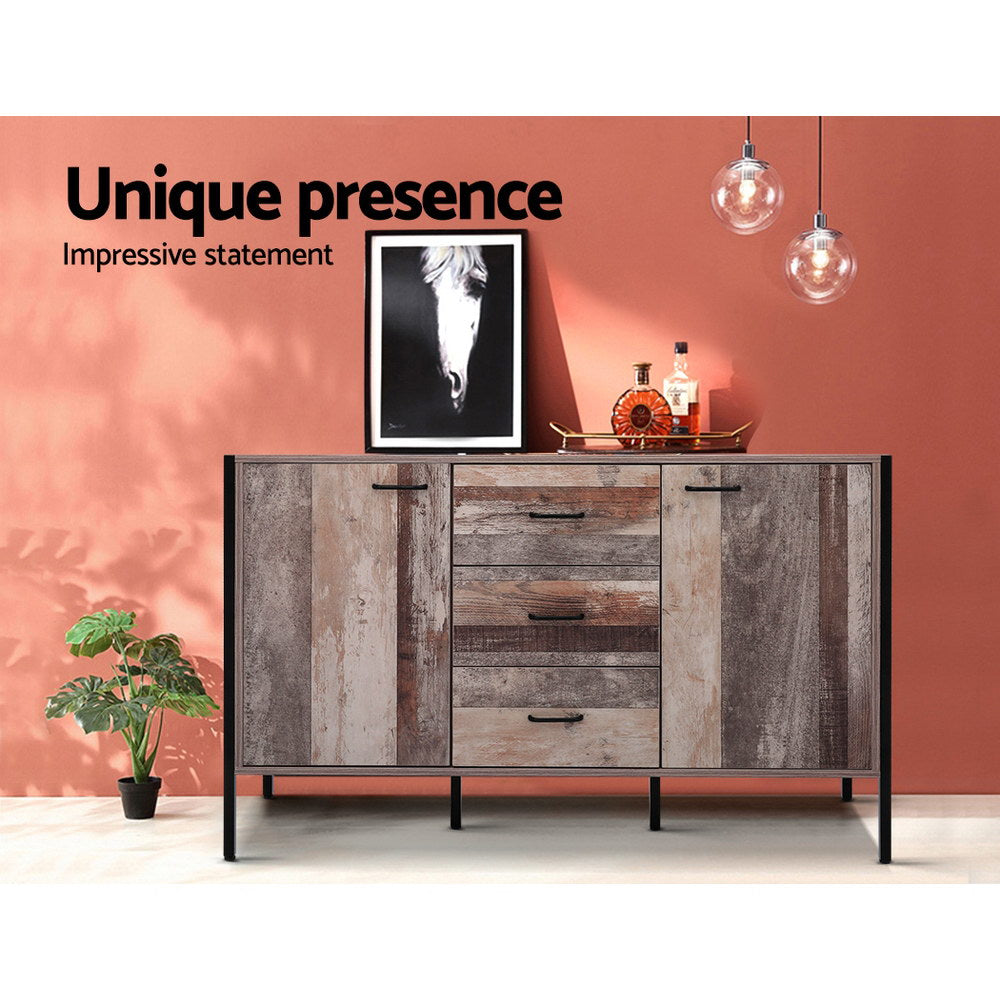 Artiss Buffet Sideboard Rustic Wood Look