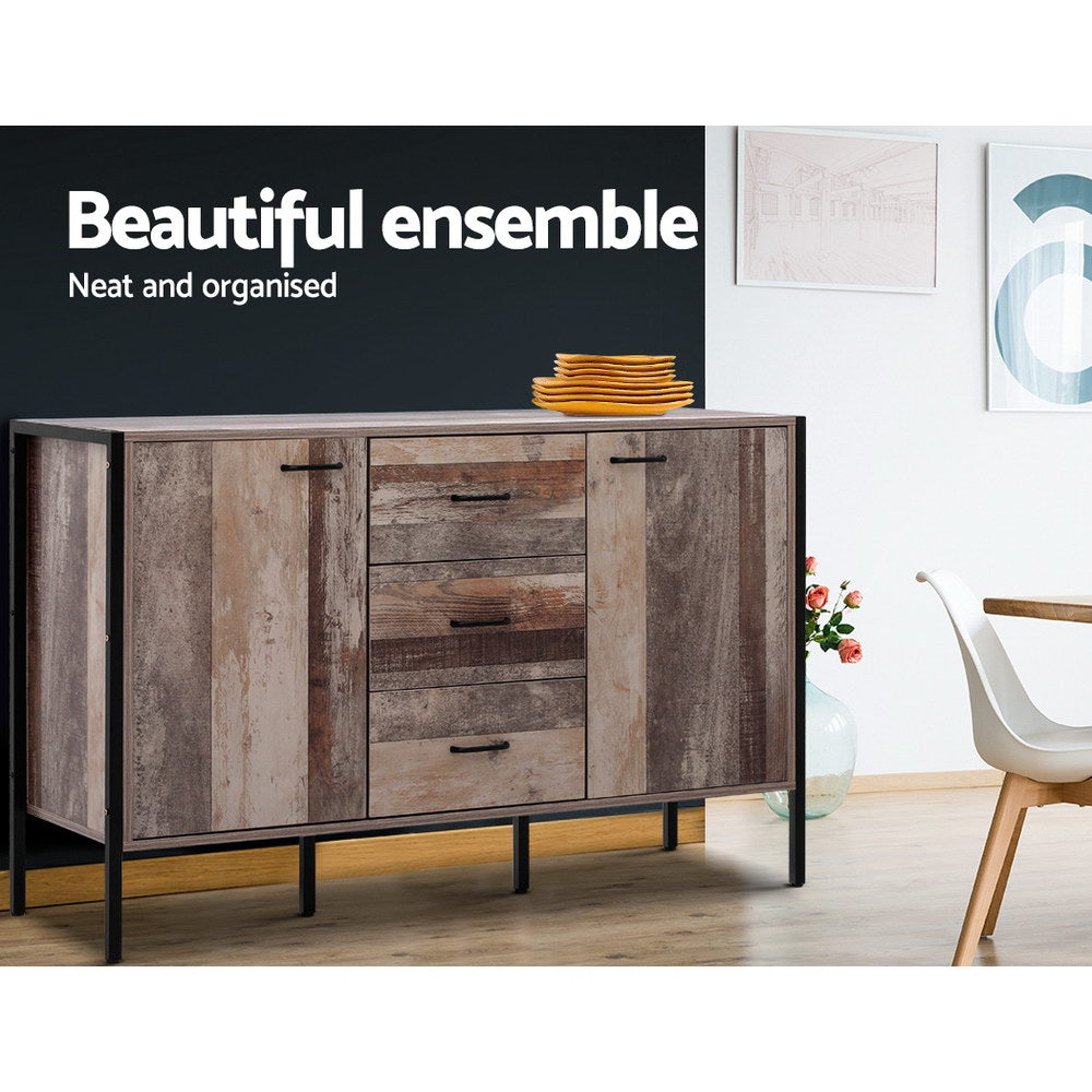 Artiss Buffet Sideboard Rustic Wood Look